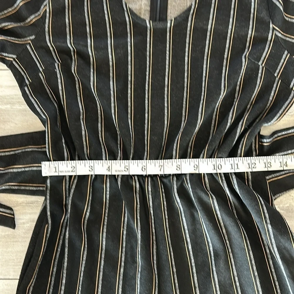 Alison Andrews Striped belted Jumpsuit size large